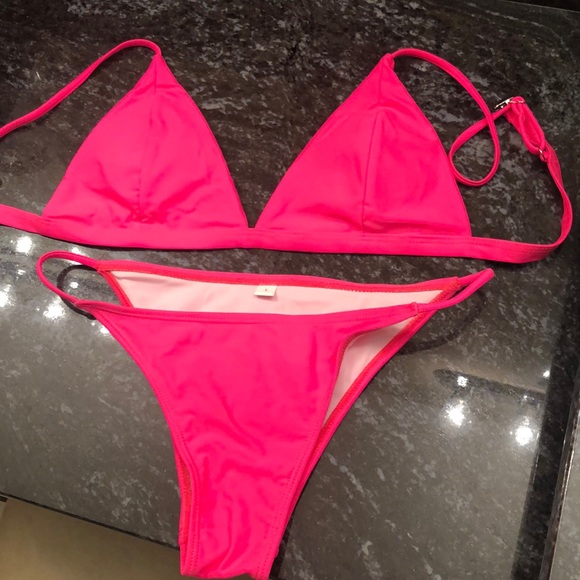 Other - Neon pink bikini set